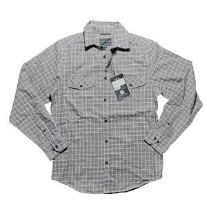 Craghoppers Men's Kiwi LS Check Flannel Shirt Small Gray